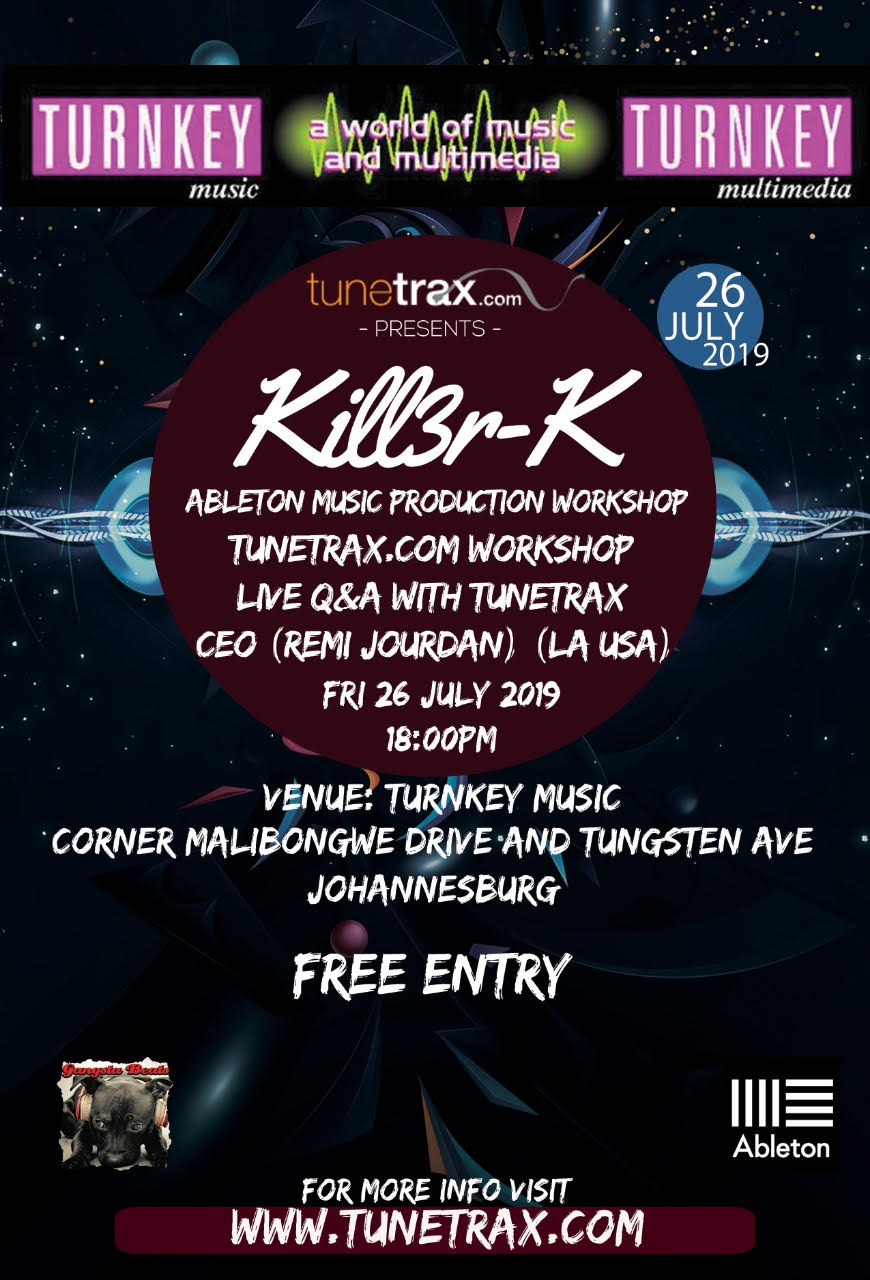 Tunetrax Workshop for artists - South Afria